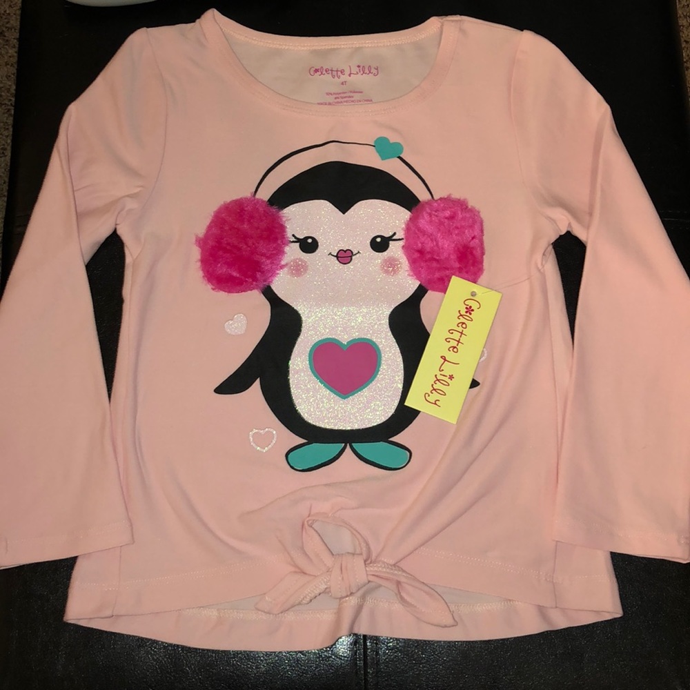 Colette Lilly 4T pink long sleeve NWT